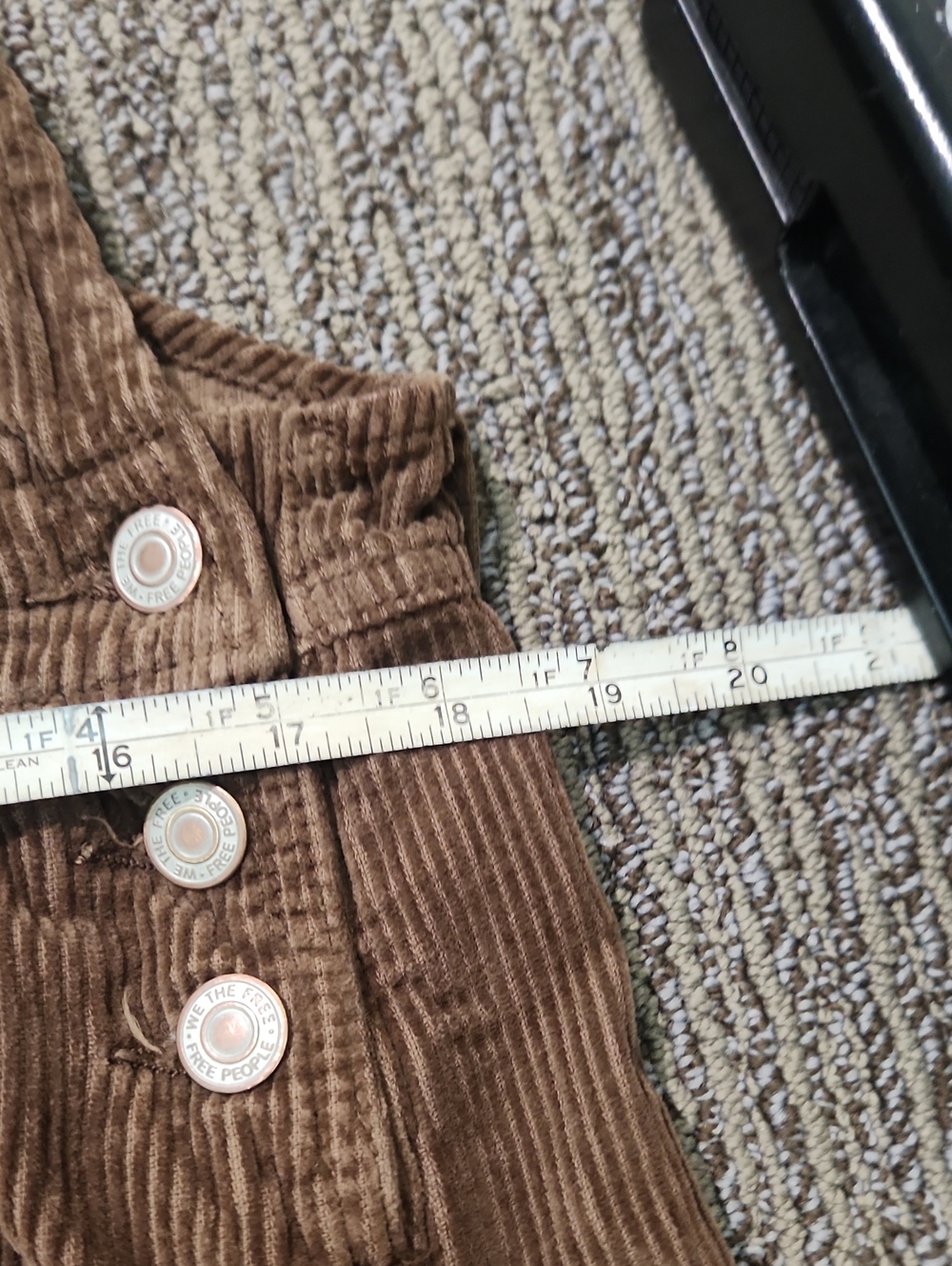 We The Free Ziggy Corduroy Overalls Size Medium - Picture 8 of 16